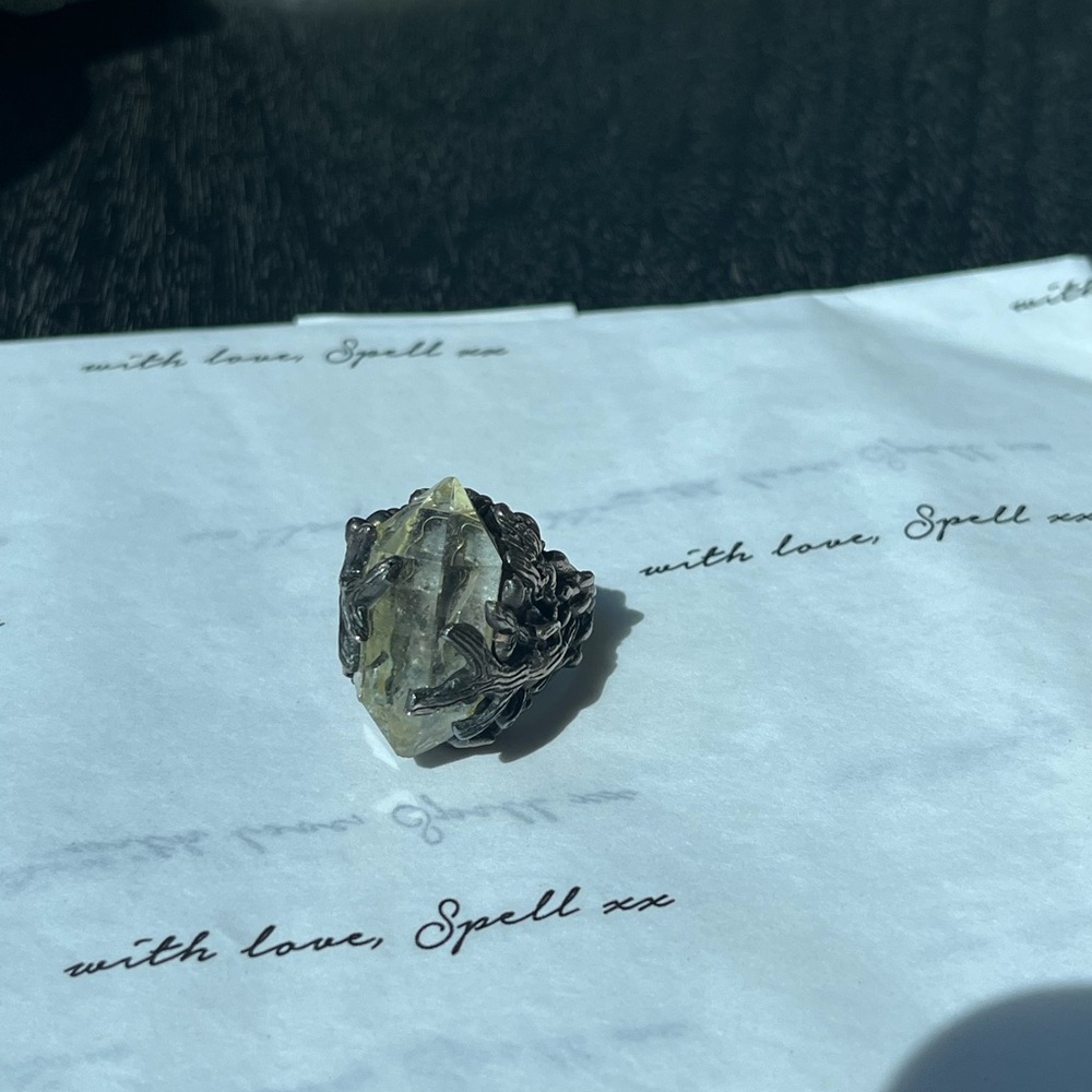 Spell and the Gypsy Vintage Crystal Cactus Ring